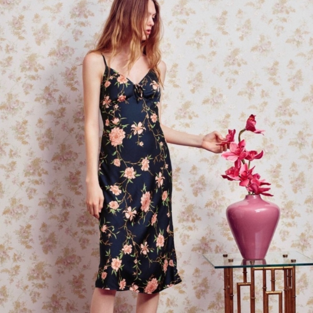 ISO UO Betsy Satin Dress